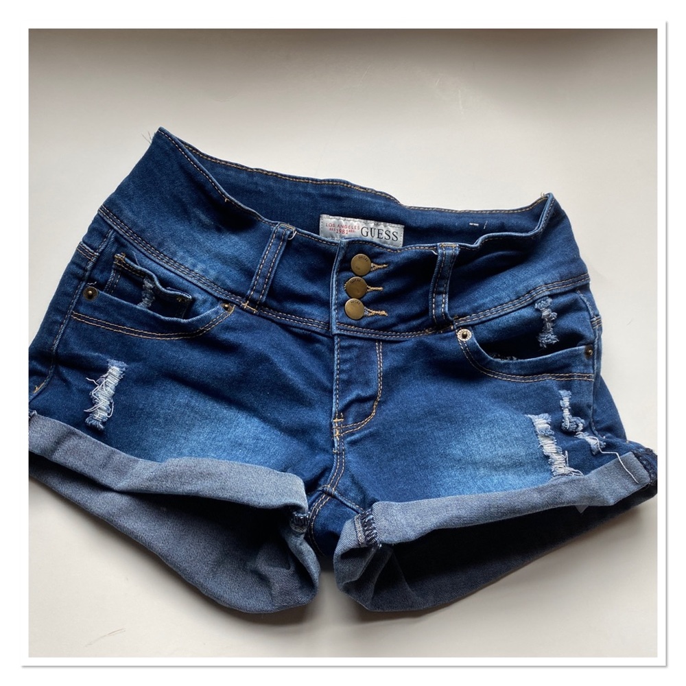 Guess Denim 1981 Los Angeles button-fly shorts